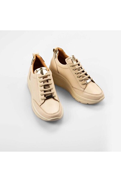 KEMAL TANCA Deri Kadın Dolgu Topuklu Ayakkabı 6143