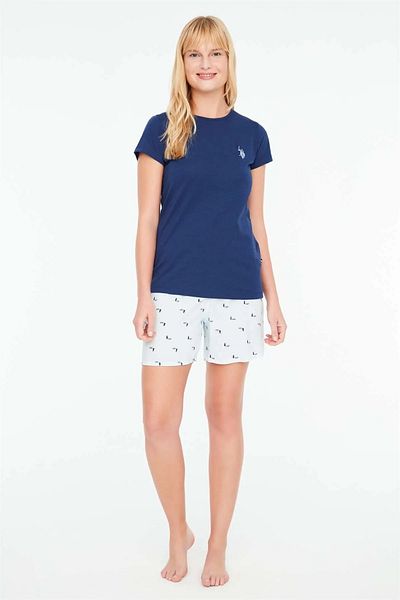U.S. Polo Assn. 16900 Set de pantaloni scurți de damă bleumarin