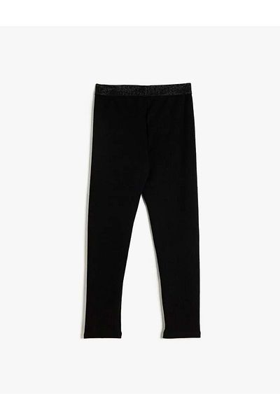 Koton Glitter Ribbed Tights - Elastic Waist