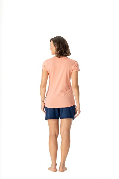 U.S. Polo Assn. U.S. Polo Assn. 16995 Set de tricou cu mânecă scurtă pentru femei Somon