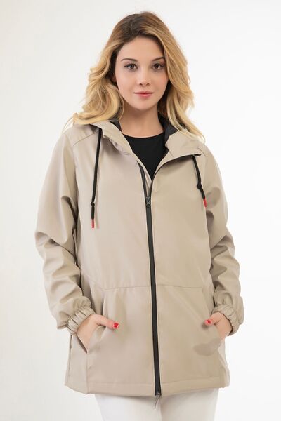 Royalside Спортивний жіночий капюшон з підкладкою, водонепроникний і вітрозах...