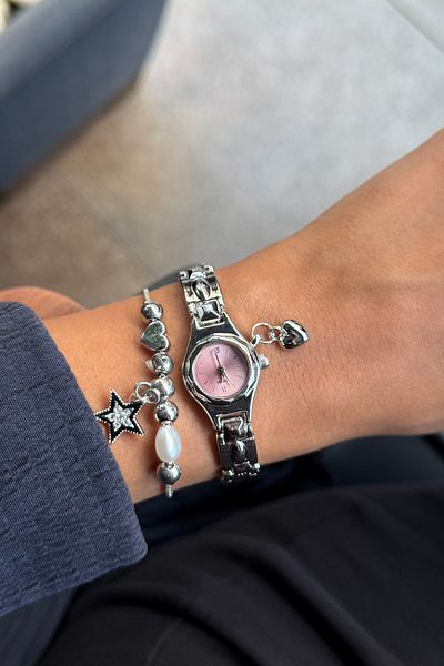 keisy Vanessi Heart Detailed Minimal Women's Wristwatch