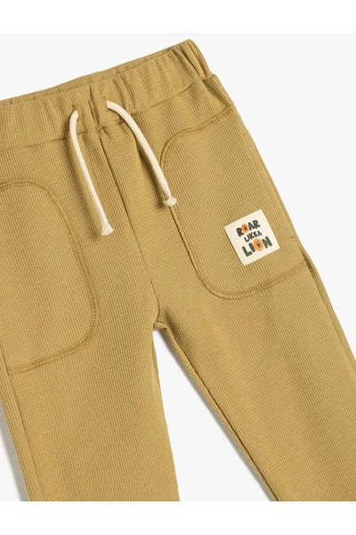 Koton Cotton Jogger Sweatpants with Tie Waist