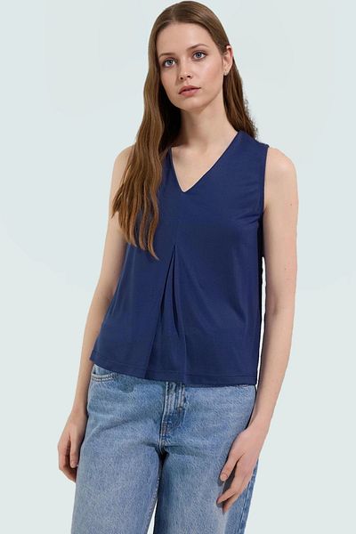 PayBuy Women's Modal Knitted Blouse Comfortable Fit V-Neck Summer Modern Style Stylish Appearance High Quality