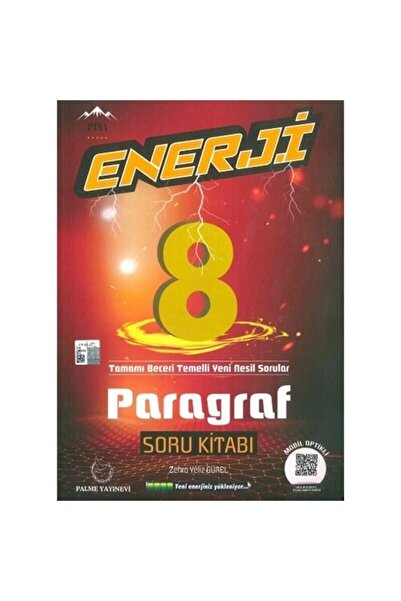 Palme Yayınevi Palme Yayıncılık 8. Sınıf Enerji Yeni Nesil Paragraf Soru Kitabı
