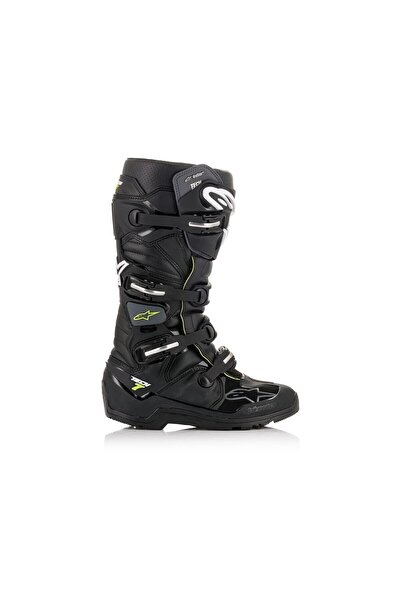 Alpinestars Tech 7 Enduro Drystar Motosiklet Botu Siyah Gri