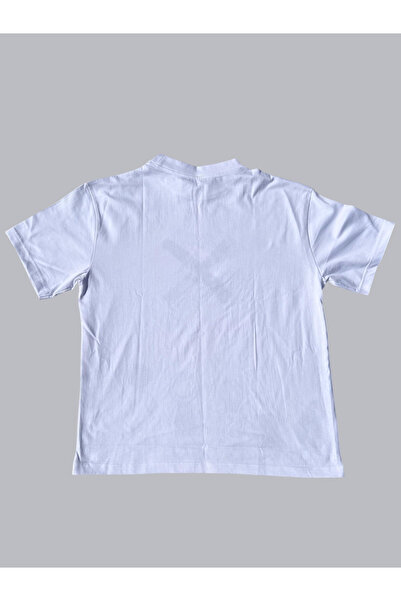 OEM Tricou supradimensionat, alb, 100% bumbac, imprimeu modern, modă urbană, mărime XL