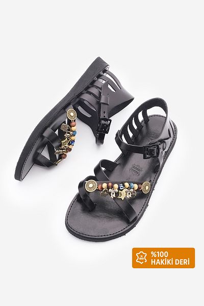 Marjin Dámské žabky Eva Sole Denní sandály Kitaz Black
