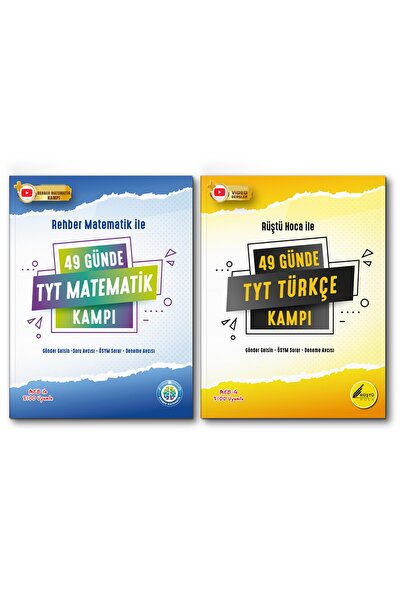 REHBER MATEMATİK YAYINLARI 49 Günde Tyt Rehber Matematik Kampı Ve 49 Günde Ty...
