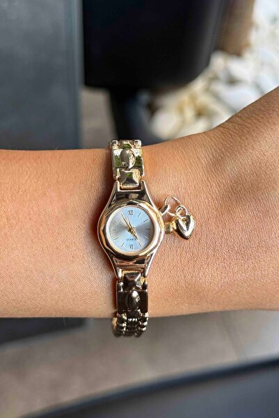 keisy ساعة يد نسائية بسيطة من فانيسي مع تفاصيل على شكل قلب