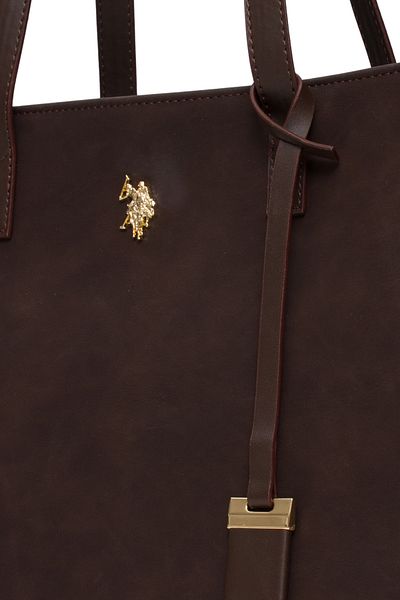 U.S. Polo Assn. Geantă de umăr maro pentru femei Us25625