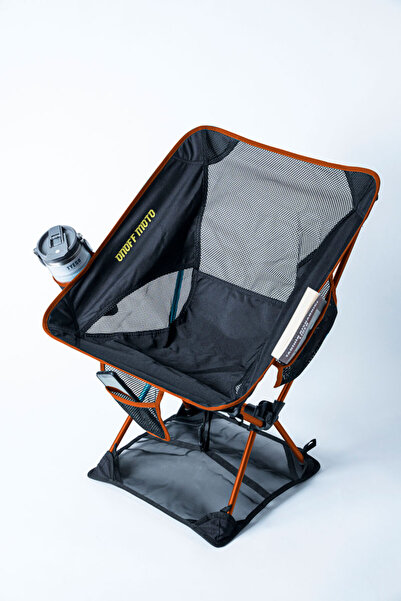 ON OFF MOTO Katlanır Kamp Sandalyesi Alt Bezli Batmaz Kaymaz 150 Kg Taşıma TU...