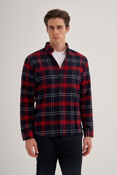 Cazador Риза Jazz 2061 Lumberjack 24kceed02061 Тъмносиня