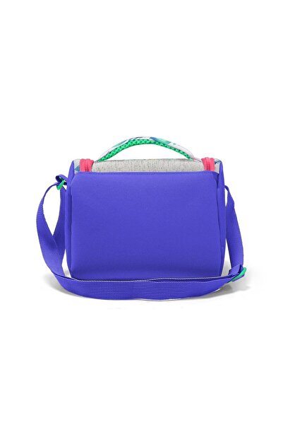 Coral High Kids Silver Lavender Peacock Patterned Thermo Lunch Box 11869