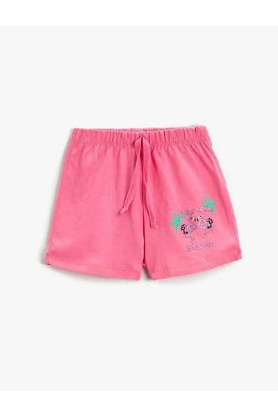Koton Girls' Clothing Shorts 2Skg40001Ak Pink Pink