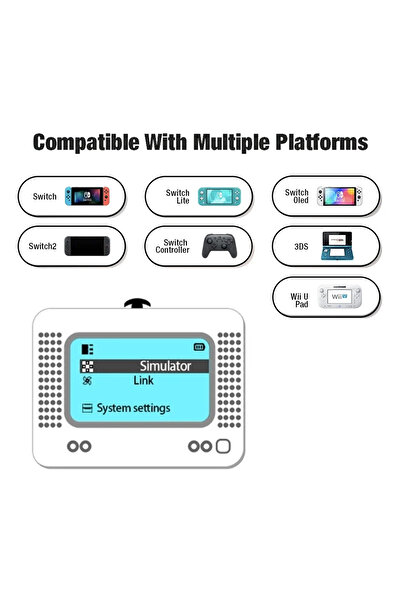 Choice اللغة العامة أبيض لـ NFC AMB محاكي ذكي قابل للشحن محاكي كاتب عالمي لـ Sw