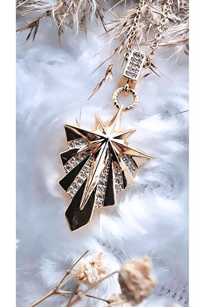 Serenity سلسال فولاذ مجسم على شكل نجمة القطب