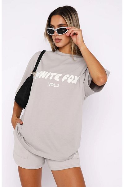 The Champ Clothing طقم تي شيرت وشورت نسائي مريح المجموعة 3