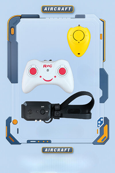 Buldug Usb Şarjlı Sensörlü Uçan Robot Oyuncak – Işıklı, Kumandalı, Dayanıklı Gövde-mavi Renk