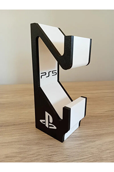 Srd3dMaker Playstation Uyumlu Ps5 Joystick Kol Tutucu 2 'li Stand Siyah-Beyaz