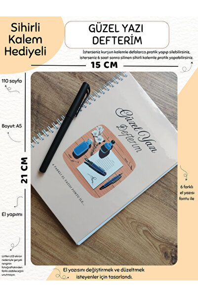 Else Craft Güzel Yazı Defterim - Sihirli Kalem Hediyeli