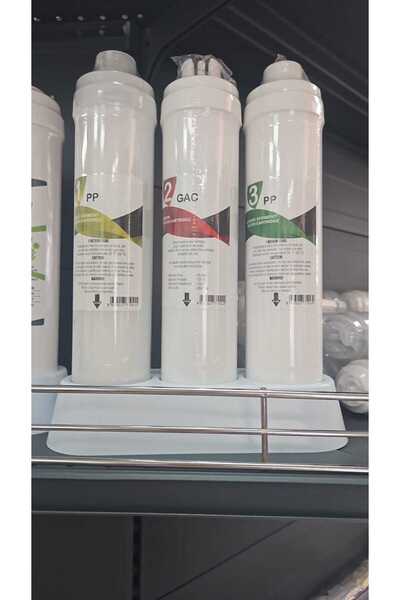 Genel Markalar Inline Su Arıtma Cihazı 3 Lü Filtre Seti