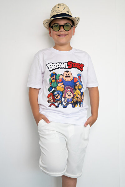 BookOrBook Tricou pentru copii BrawlStars Heroes Fight 100% bumbac de calitat...