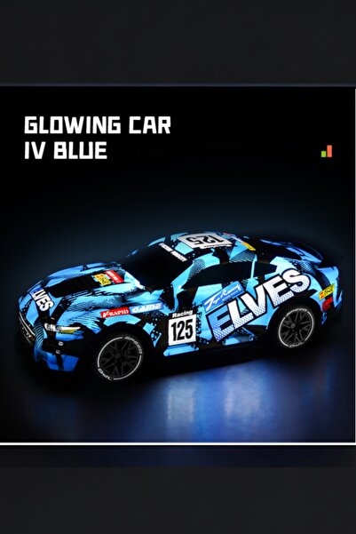 Pshoplay 1:16 Rc Yarış Arabası – Led Işıklı, 2.4g Kumandalı, Şarjlı, 24 Cm Uzunluk (8 YAŞ)