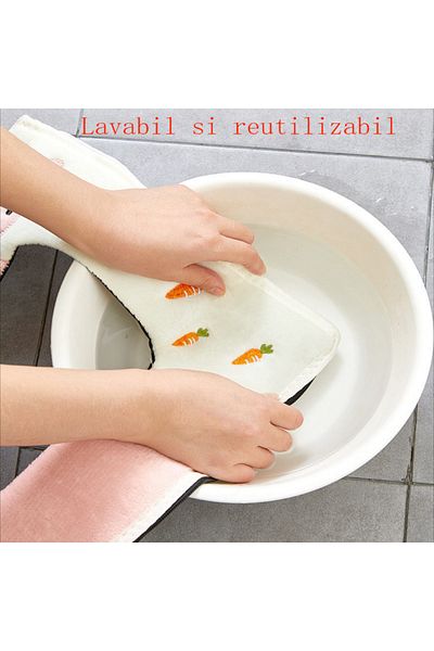 QGC Toilet Seat Cover, 43.5x37cm, Yellow Bunny, 0181