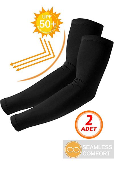Bundeba 2 Pieces of Lycra Athlete's Sleeves - Basketball, Volleyball and Cycling Sleeves