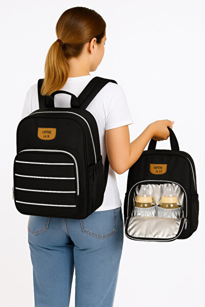 MOLDİVA حقيبة العناية بالطفل من آن بيبي، حقيبة ظهر حرارية، هدية يومية