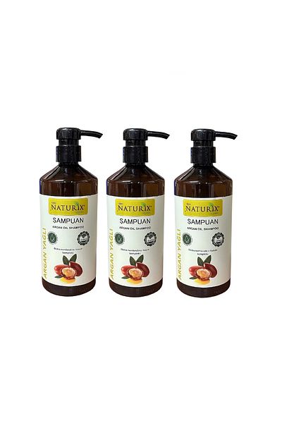 DVD Lokman Aktar Argan Shampoo 600 Ml, 3Pcs, Dvd Lokman Aktar