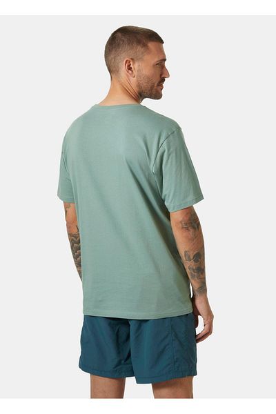 Helly Hansen Logo Men's Green Round Neck T-Shirt