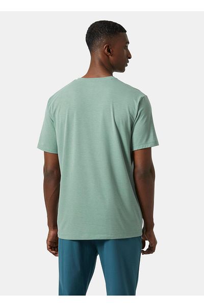 Helly Hansen Ανδρικό μπλουζάκι Skog Recycled Graphic με πράσινη στρογγυλή λαιμόκοψη