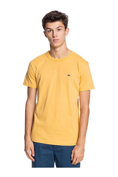 Quiksilver Ανδρικό Κοντομάνικο Βασικό T-Shirt - Βιολογικό T-Shirt για Άνδρες Μ