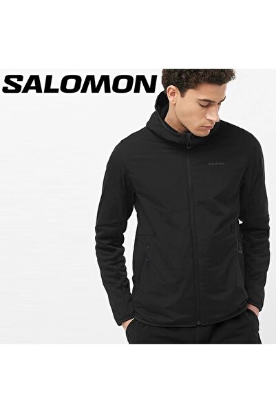 Salomon Outline Hybrid Warm Hd Primaloft ®   Thermoplume Insulation Men's Coat Black
