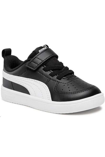 Puma Rickie Ac Ps 385836-11 Orthopedic Children's Sports Shoes Black-White