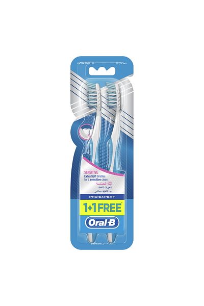 Oral-B Oral B Toothbrush Pro-expert Sensitive Extra Soft 1 1 Gentle Gum Care & Plaque Removal,