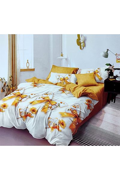 Casa Pucioasa Double bed linen, Finet, Pucioasa, 6 pieces, Fitted sheet 230x250 cm