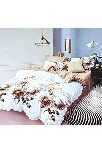 Casa Pucioasa Double bed linen, Finet, Pucioasa, 6 pieces, Fitted sheet 230x250 cm