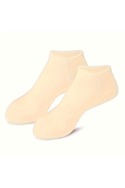 Choice 1Pair-Skin 1 Pair Of Moisturizing Silicone Foot Socks - Specially Designed For Cracked Feet, Contain