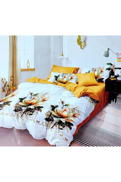 Casa Pucioasa Double bed linen, Finet, Pucioasa, 6 pieces, Fitted sheet 230x250 cm