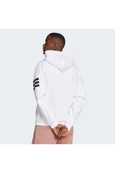 adidas Future Icons 3-Stripes Hoodie Hooded Men's Sweatshirt White