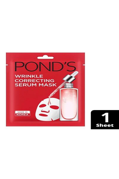 Ponds Pond’s Wrinkle Correct Face Serum Mask 21ml – Anti-aging Sheet Mask With Retinol-c