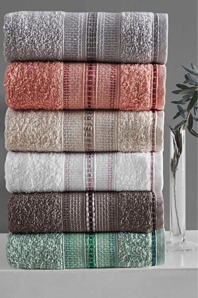 MODALİN Набір рушників для рук та обличчя Fiona 50x90 6 шт