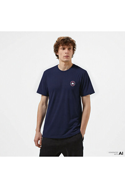 Converse Go-To Mini Patch Unisex Siyah T-Shirt