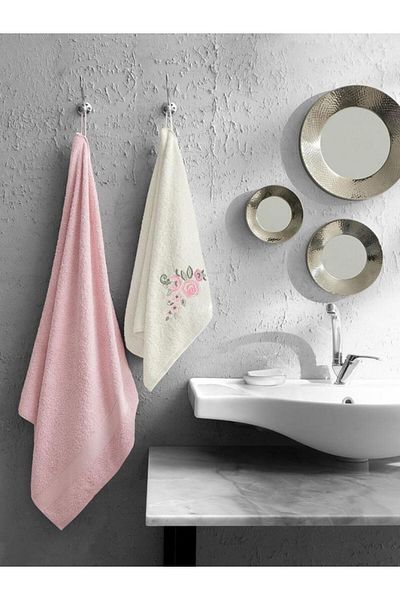 Karna Home Elvin Cotton Towel Set 50X90