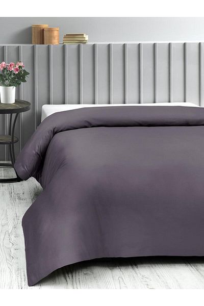 Karna Home Κλασικό Βαμβακερό Σατέν Παπλωματοθήκη Μονό 150x220