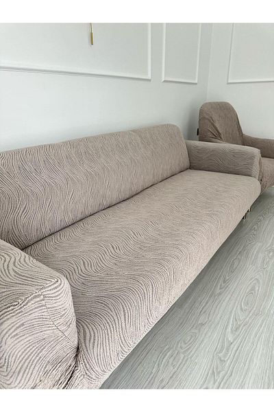 Özlü Home Husă pentru canapea extensibilă maxi, anti-alunecare, anti-transpirație, anti-arsuri, 3+3+1+1