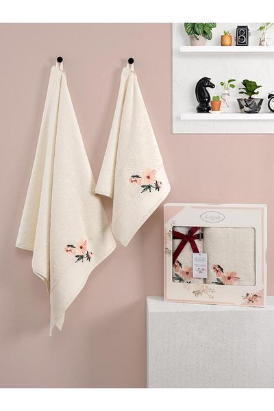 Karna Home Σετ πετσετών Valdi Cotton 50x90